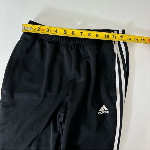 ADIDAS track Pants BLACK WHITE SPORTSWEAR JOGGERS exercise wear athletic wear S - Picture 6 of 9